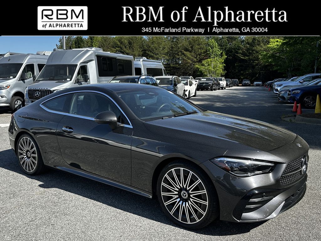 Gray 2025 Mercedes-Benz CLE 300 4MATIC Coupe All-Wheel Drive 9-Speed Automatic