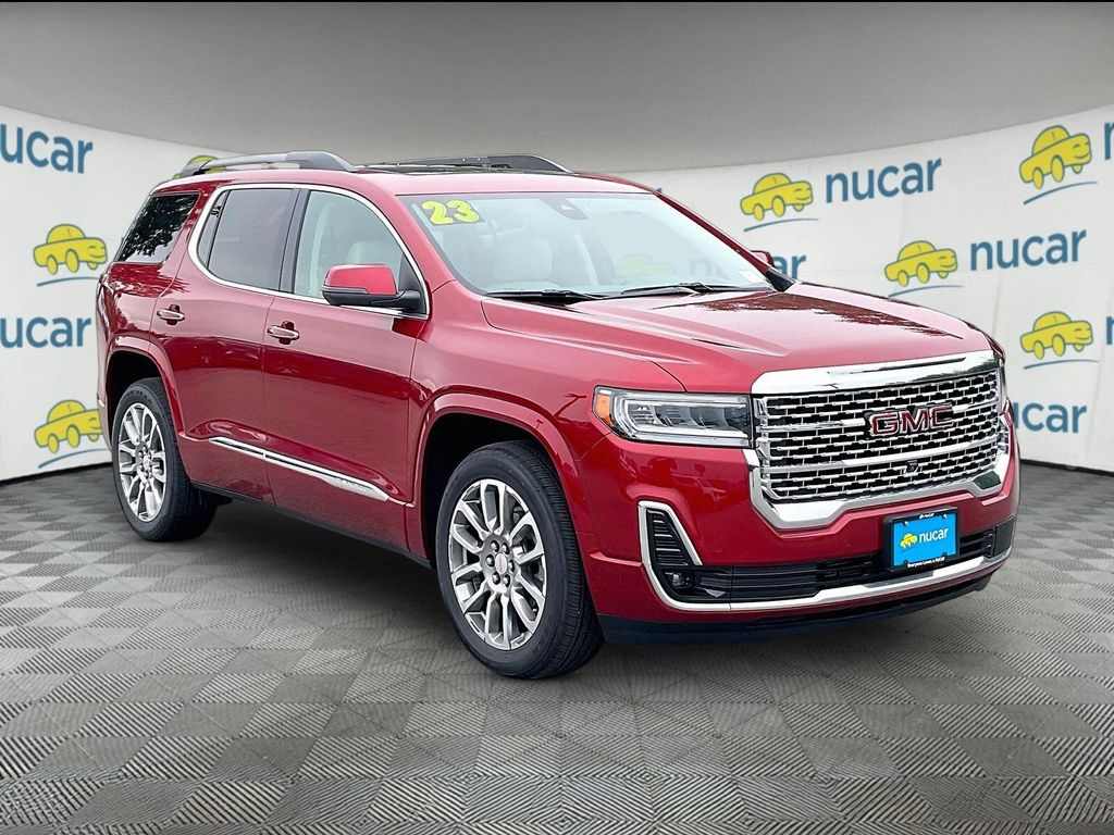 Red 2023 GMC Acadia SUV / Crossover Four-Wheel Drive 9-Speed Automatic