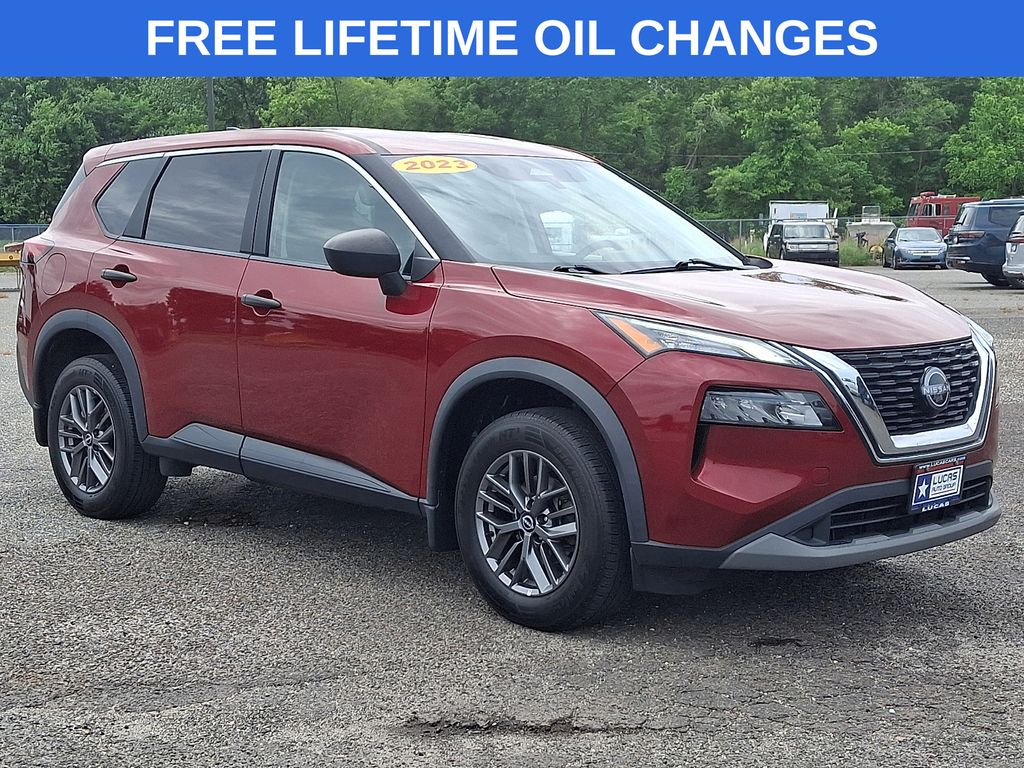 Red (Scarlet) 2023 Nissan Rogue SUV / Crossover All-Wheel Drive Continuously Variable Transmission