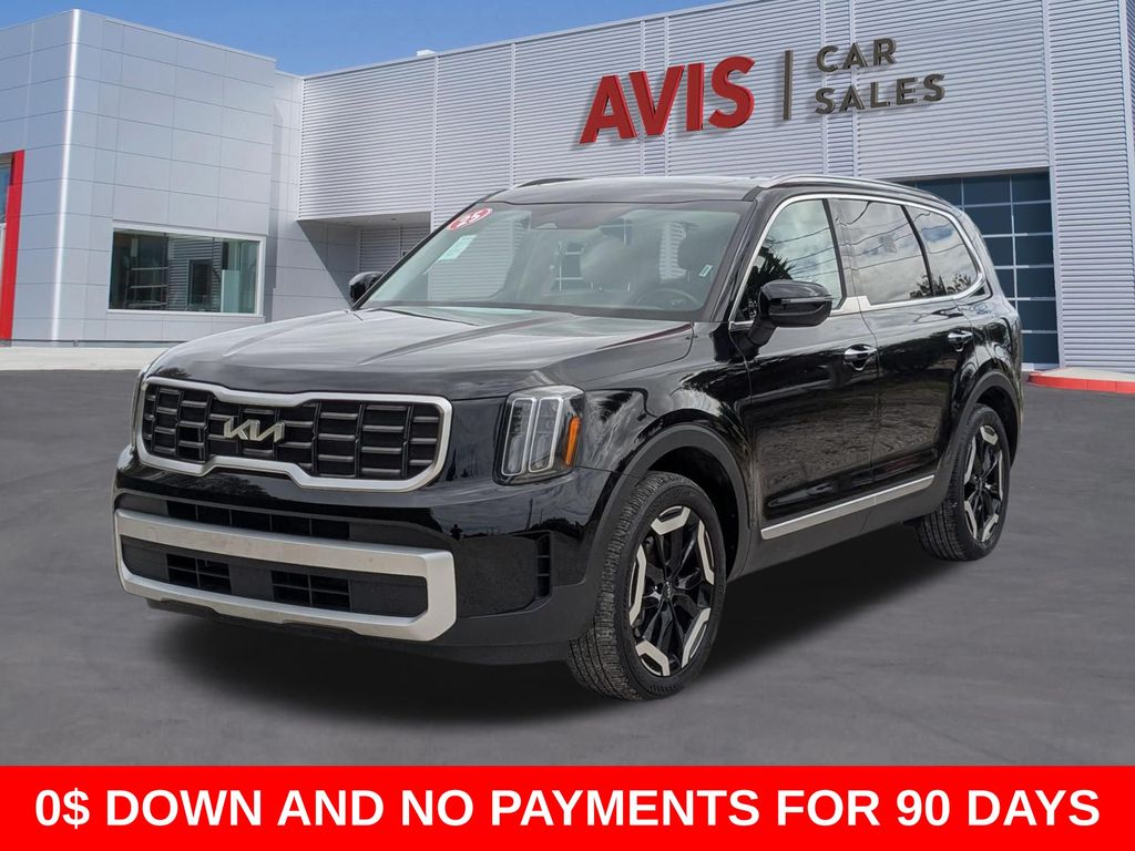 Ebony Black 2025 Kia Telluride S FWD SUV / Crossover Front-Wheel Drive 8-Speed Automatic