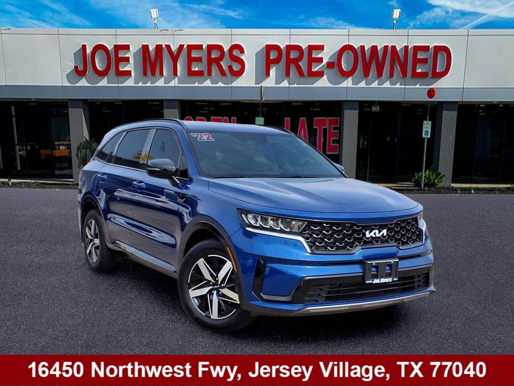 2022 Kia Sorento S Blue at North Houston Mitsubishi