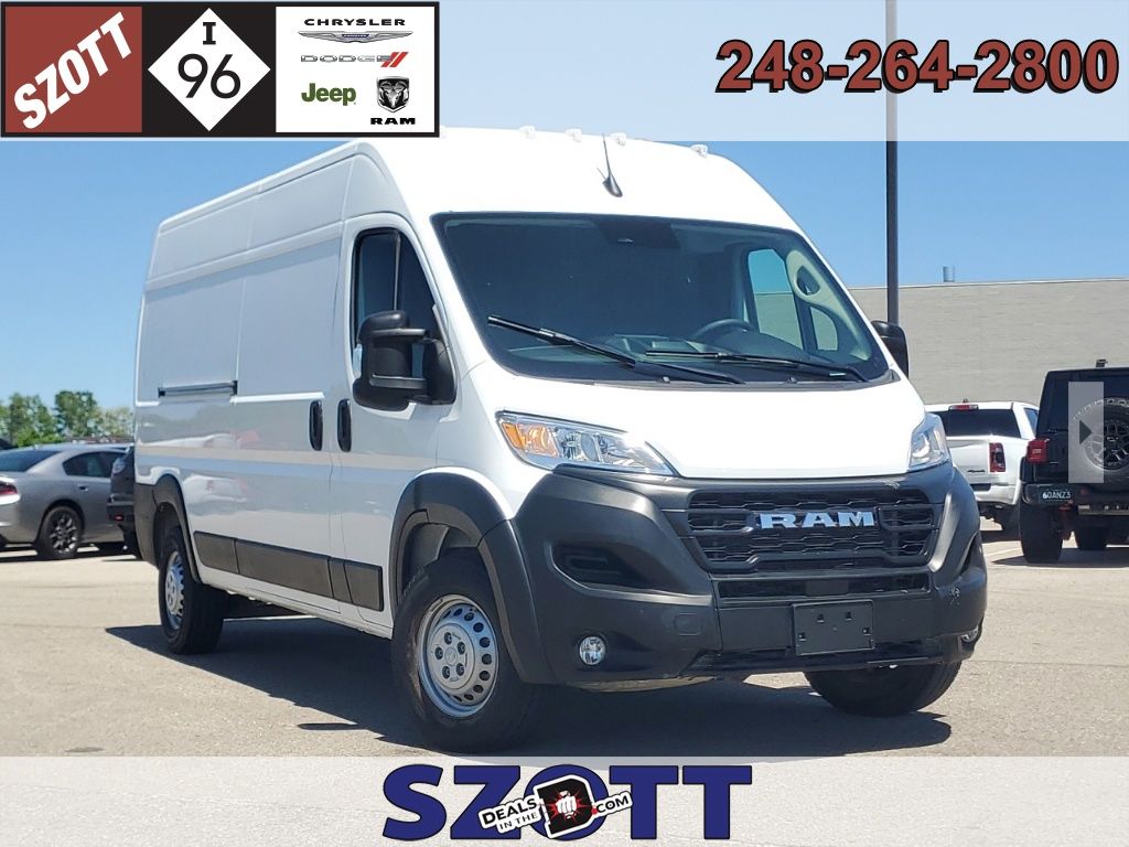 Bright White Clearcoat 2026 RAM ProMaster Van 9-Speed Automatic