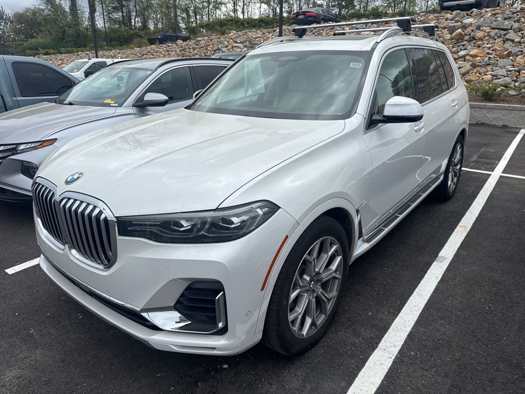 Mineral White Metallic 2019 BMW X7 xDrive40i AWD SUV / Crossover All-Wheel Drive 8-Speed Automatic