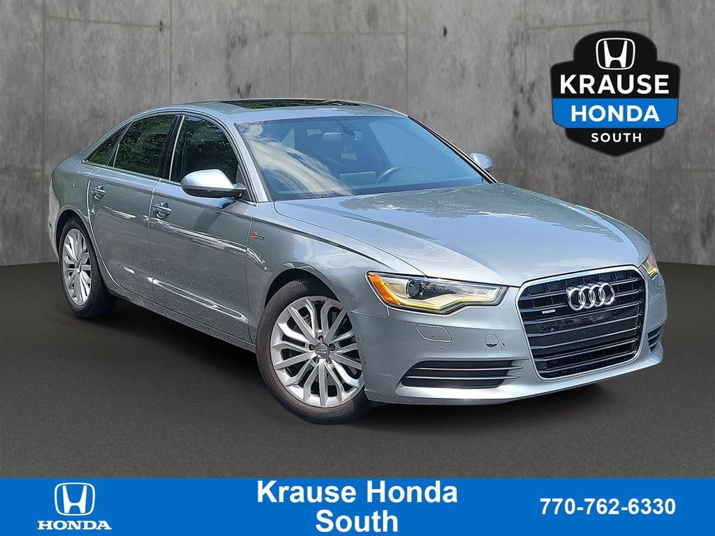 Quartz Gray Metallic 2014 Audi A6 Sedan All-Wheel Drive 8-Speed Automatic