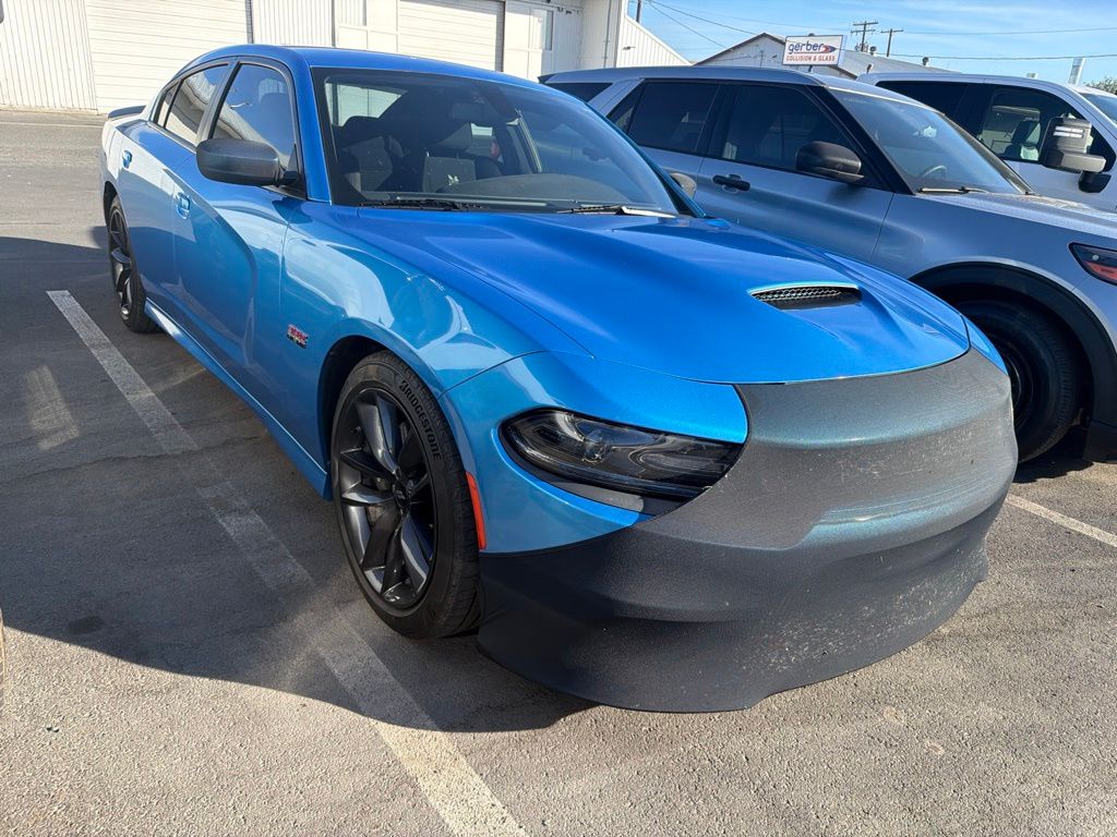 B5 Blue Pearlcoat 2019 Dodge Charger R/T Scat Pack RWD Sedan Rear-Wheel Drive 8-Speed Automatic