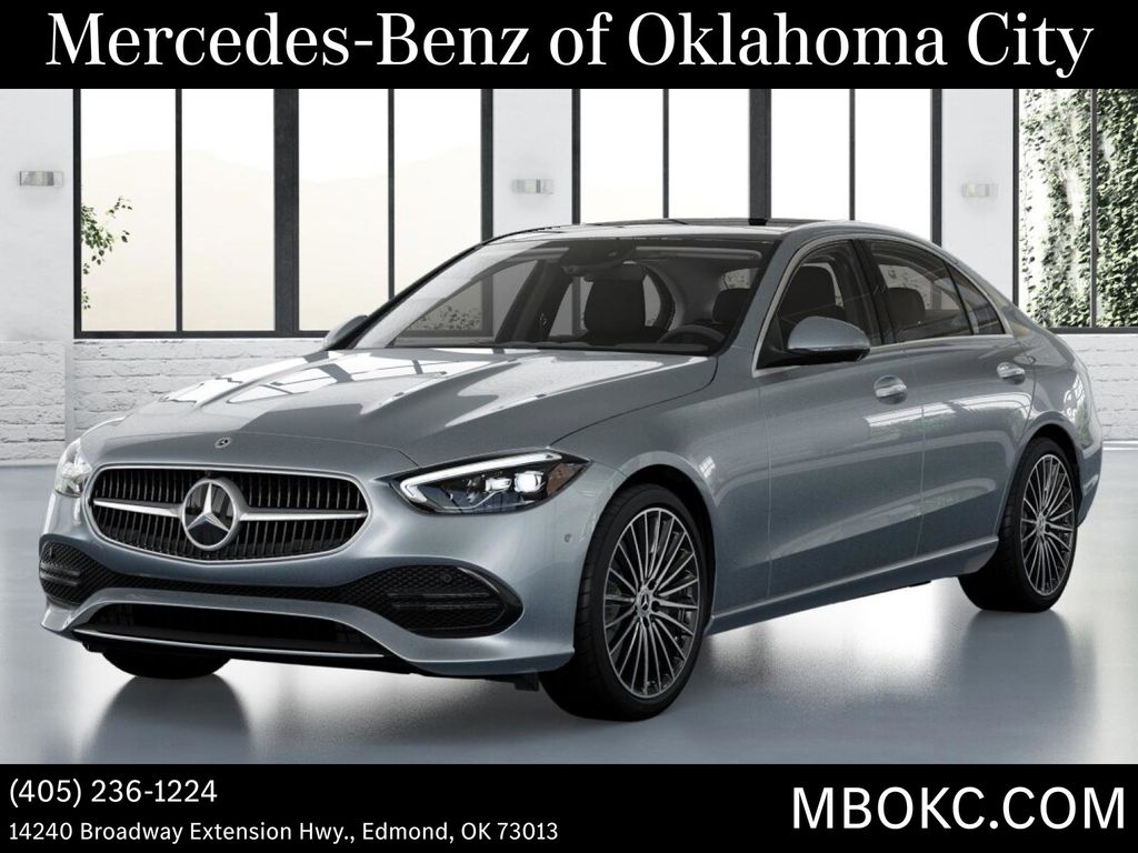 Cirrus Silver Metallic 2026 Mercedes-Benz C-Class Sedan All-Wheel Drive 9-Speed Automatic