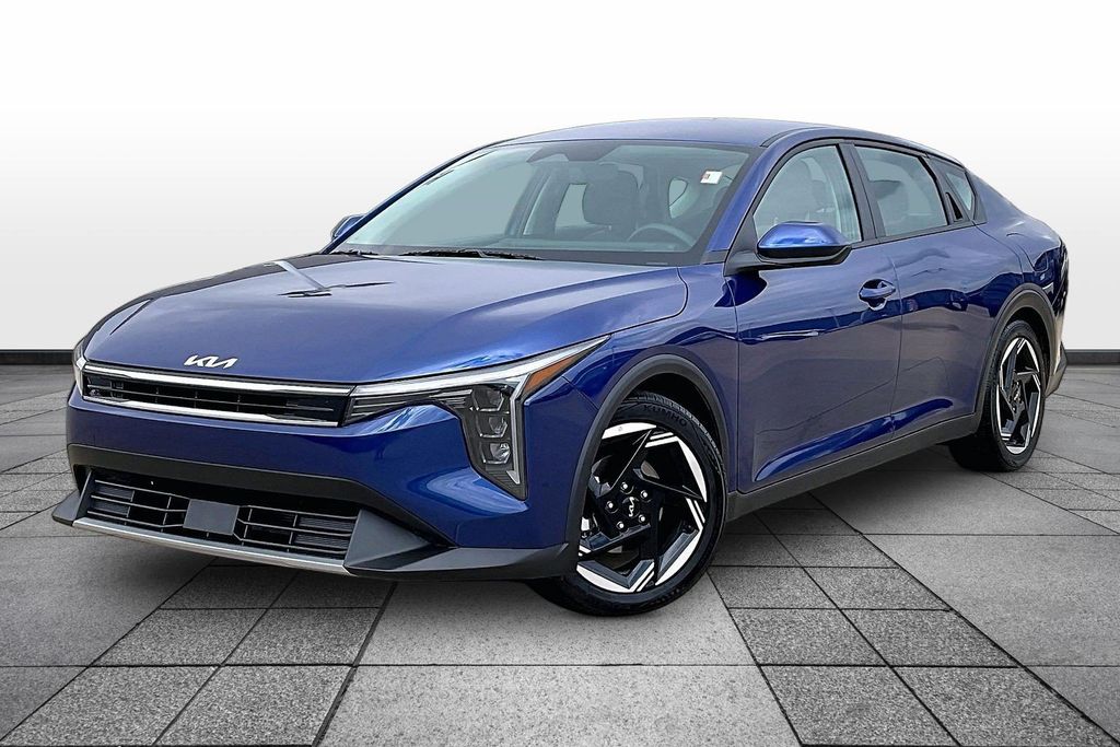 Deep Sea Blue 2026 Kia K4 Sedan Front-Wheel Drive Continuously Variable Transmission