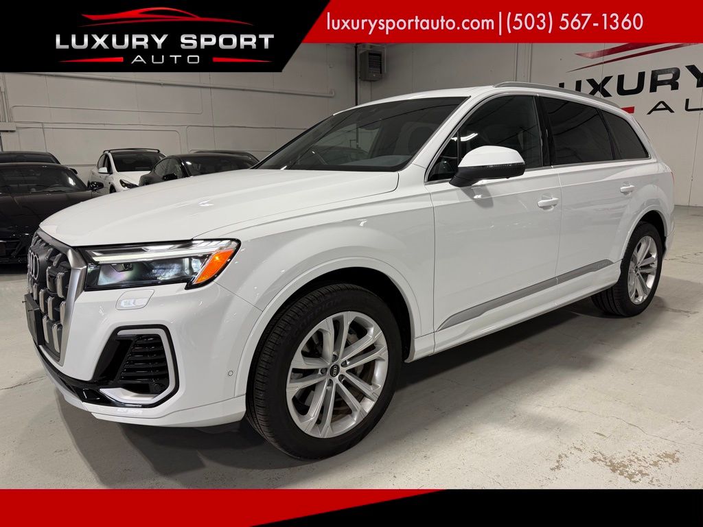 Glacier White Metallic 2025 Audi Q7 quattro Premium Plus 55 TFSI SUV / Crossover All-Wheel Drive 8-Speed Automatic