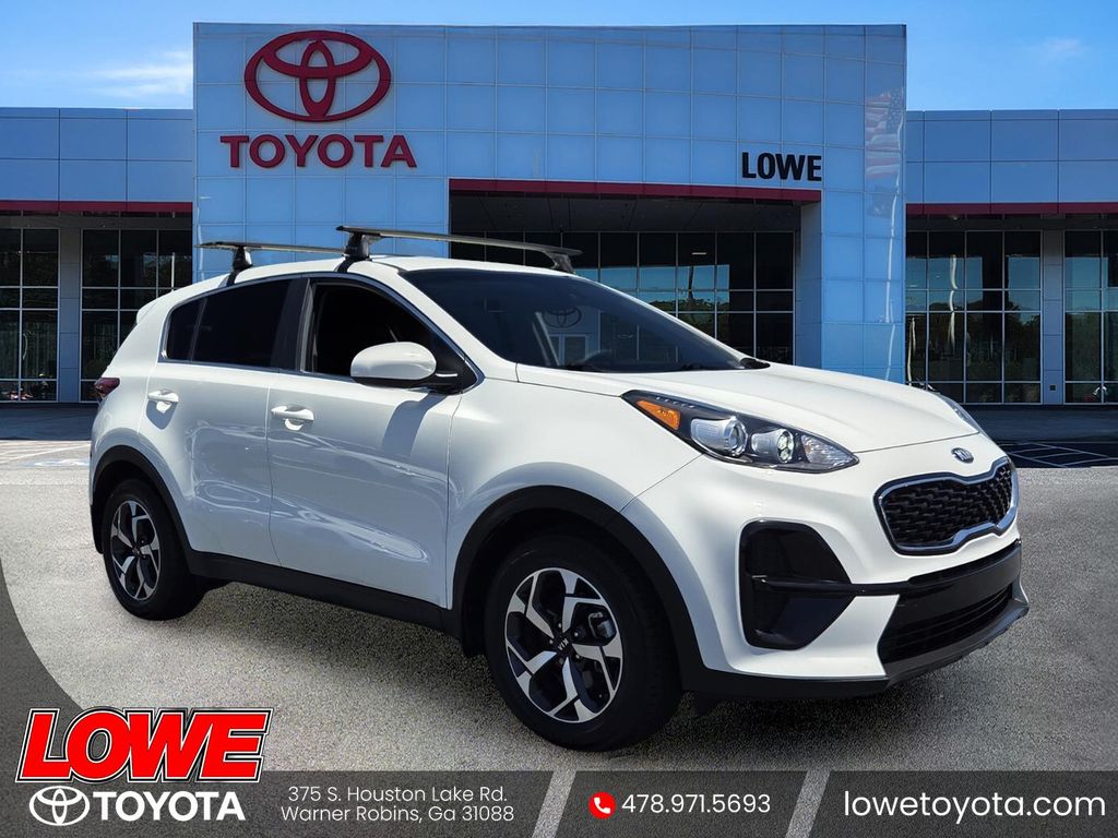 Clear White 2021 Kia Sportage LX FWD SUV / Crossover Front-Wheel Drive 6-Speed Automatic Overdrive