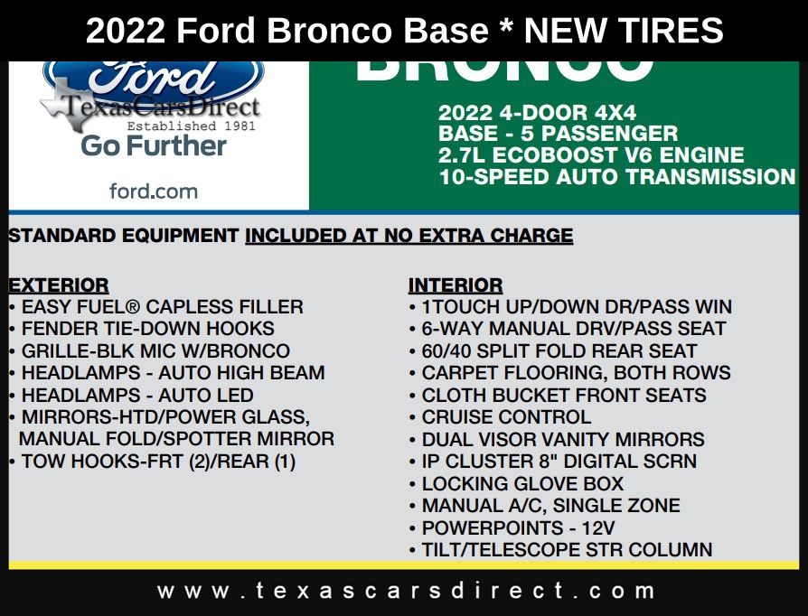 2022 Ford Bronco Big Bend 7