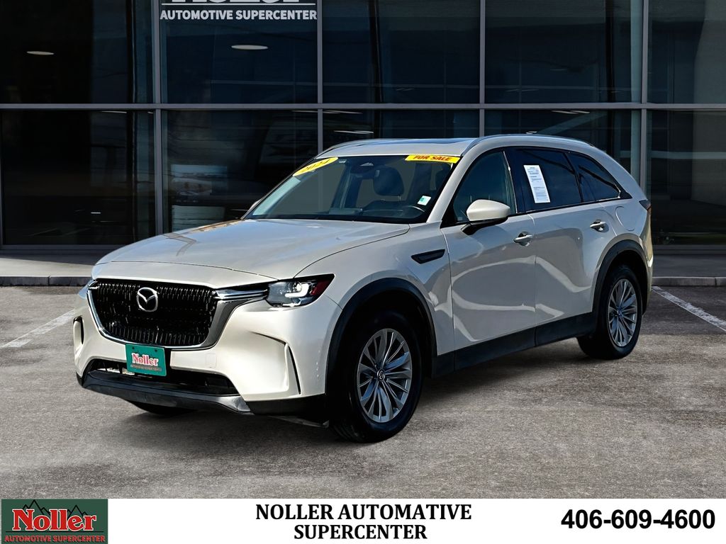 Gray (Platinum Quartz) 2024 Mazda CX-90 3.3 Turbo Preferred Plus AWD SUV / Crossover All-Wheel Drive 8-Speed Automatic