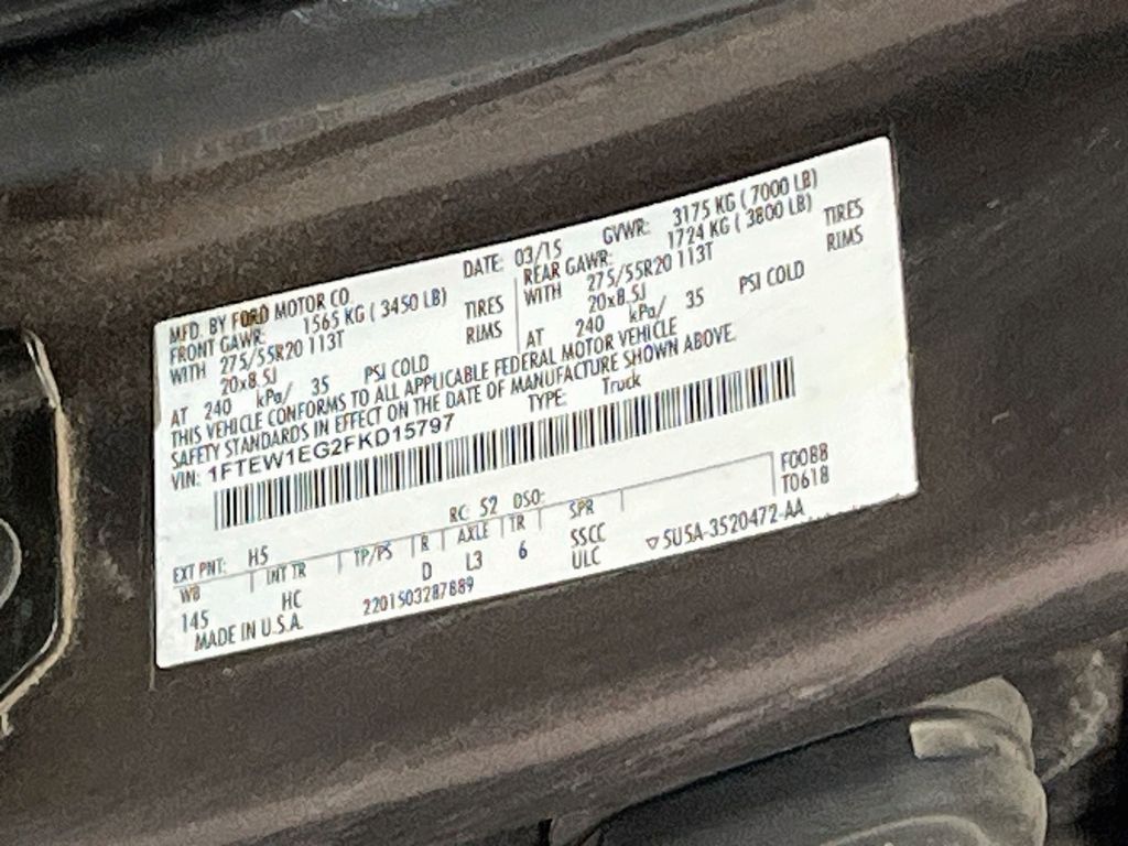 Used 2015 Caribou Metallic Ford Lariat image 31