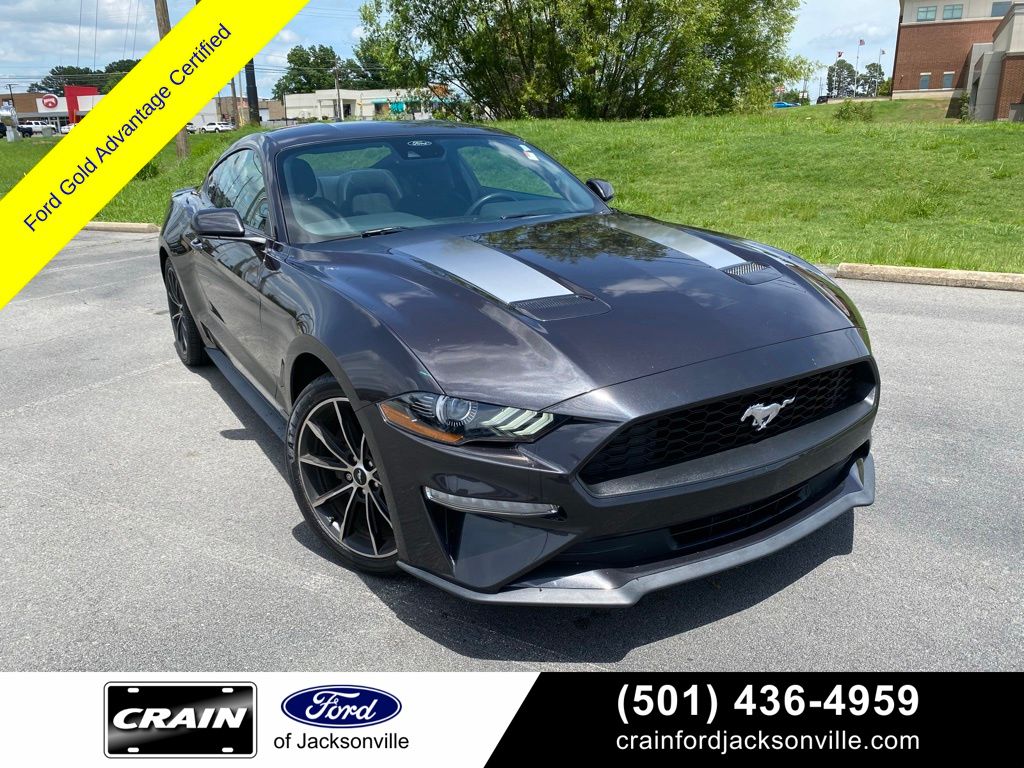 Dark Matter Gray Metallic 2022 Ford Mustang EcoBoost Fastback RWD Coupe Rear-Wheel Drive Automatic
