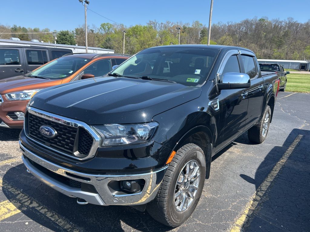 Shadow Black 2019 Ford Ranger XLT SuperCrew 4WD Pickup Truck Four-Wheel Drive Automatic