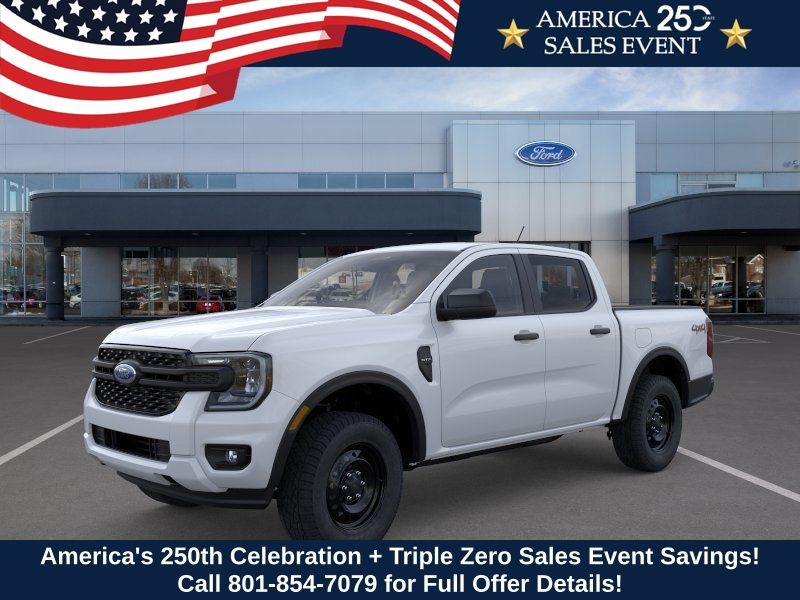 Oxford White 2026 Ford Ranger Pickup Truck Four-Wheel Drive Automatic