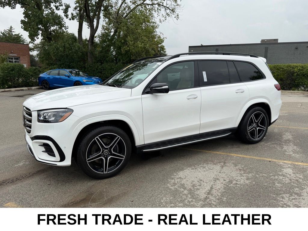 Polar White 2025 Mercedes-Benz GLS SUV / Crossover All-Wheel Drive 9-Speed Automatic