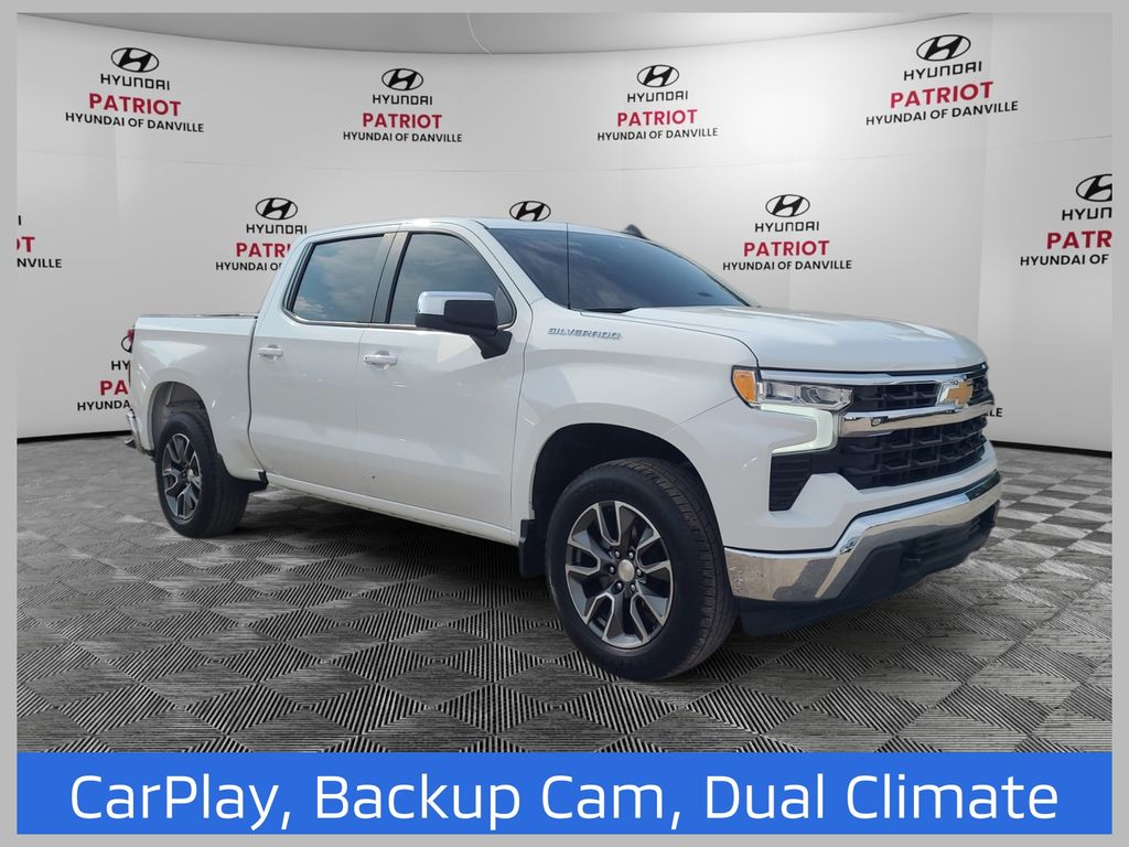 Summit White 2024 Chevrolet Silverado 1500 Pickup Truck Four-Wheel Drive 8-Speed Automatic