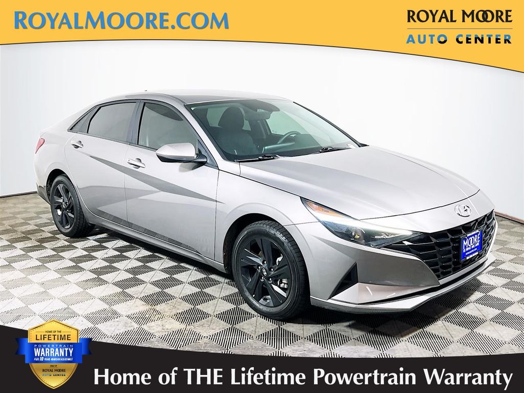 Fluid Metal 2023 Hyundai Elantra Hybrid Blue FWD Sedan Front-Wheel Drive 6-Speed Dual Clutch