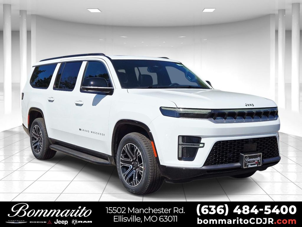 Bright White Clearcoat 2026 Jeep Grand Wagoneer L 8-Speed Automatic