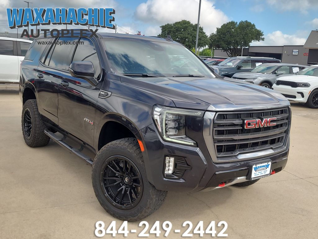 Onyx Black 2023 GMC Yukon AT4 4WD SUV / Crossover Four-Wheel Drive 