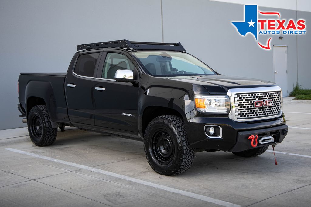 Onyx Black 2017 GMC Canyon Pickup Truck Four-Wheel Drive 6-Speed Automatic
