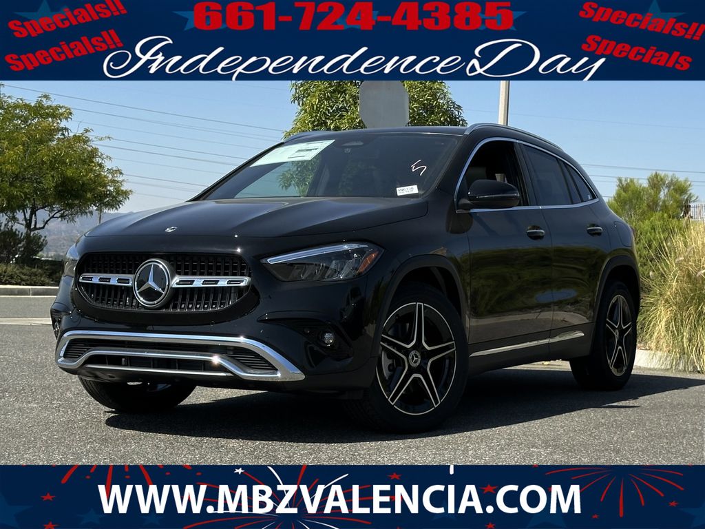 Black 2026 Mercedes-Benz GLA SUV / Crossover Front-Wheel Drive 8-Speed Dual Clutch
