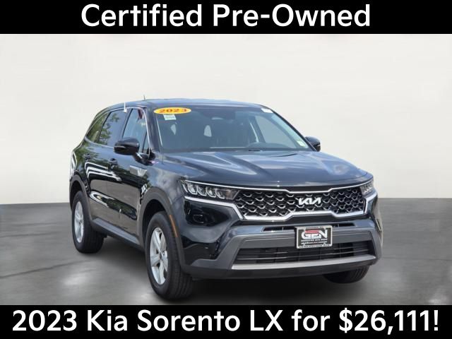 Ebony Black 2023 Kia Sorento SUV / Crossover All-Wheel Drive 8-Speed Automatic