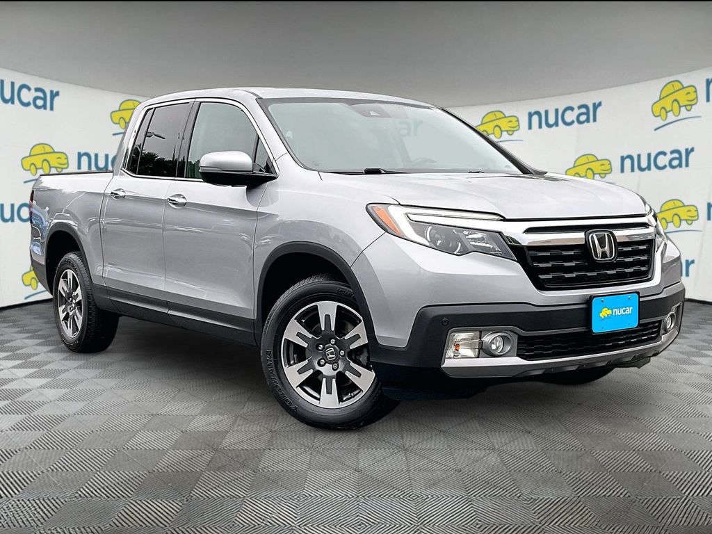 Silver 2019 Honda Ridgeline Pickup Truck All-Wheel Drive 6-Speed Automatic