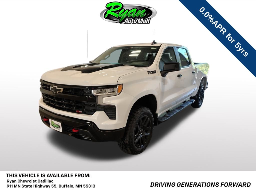 Summit White 2026 Chevrolet Silverado 1500 Pickup Truck Four-Wheel Drive Automatic