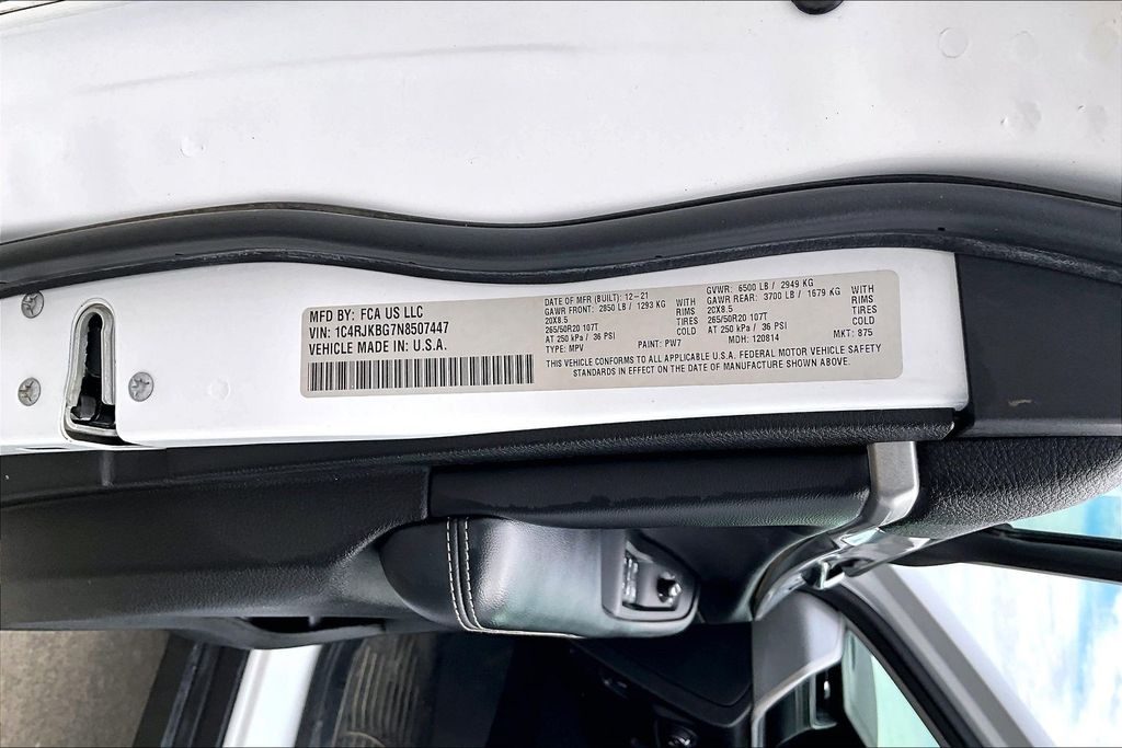 2022 Jeep Grand Cherokee L Limited White at Traditions Chevrolet