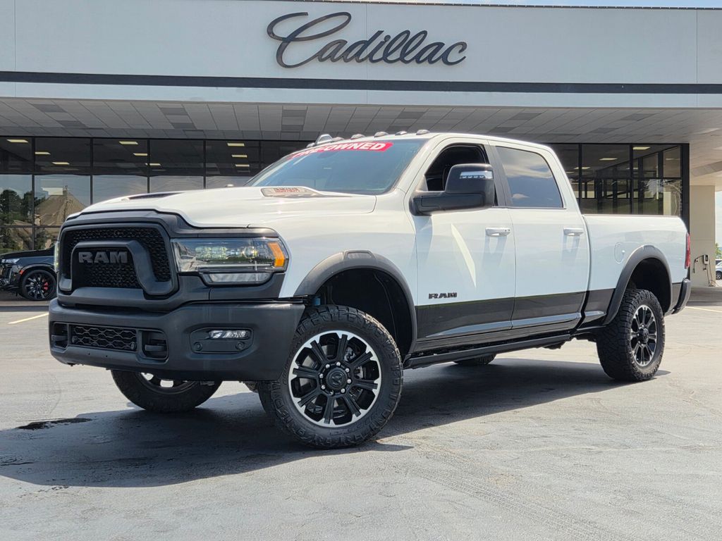 Bright White Clearcoat 2023 RAM 2500 Pickup Truck Four-Wheel Drive 8-Speed Automatic