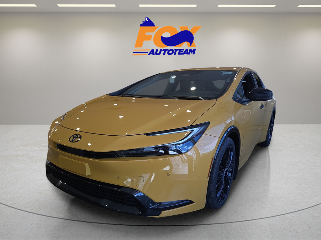 Yellow 2026 Toyota Prius Hatchback Front-Wheel Drive Continuously Variable Transmission