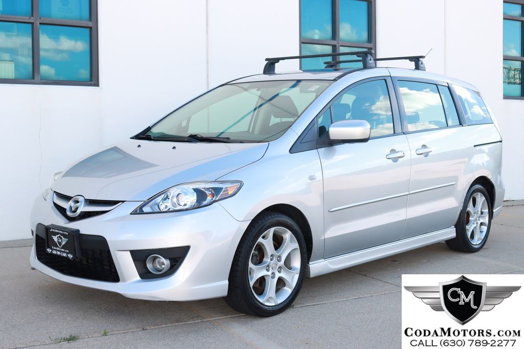 Sunlight Silver Metallic 2009 Mazda MAZDA5 Touring Minivan Front-Wheel Drive 5-Speed Automatic