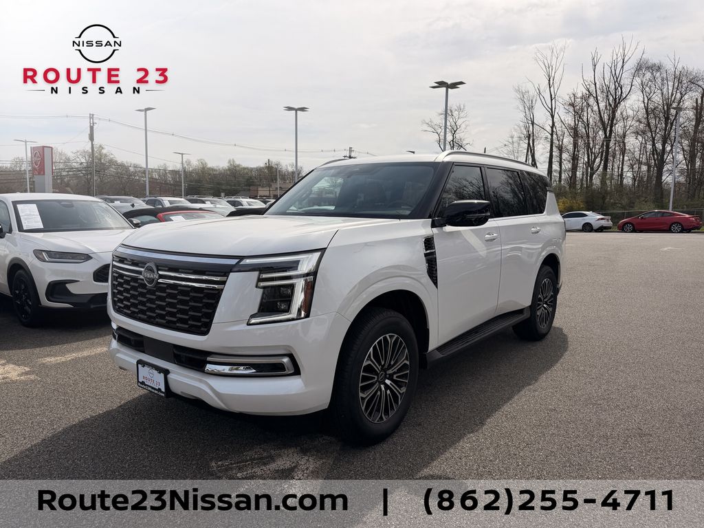 Aspen White Tricoat 2026 Nissan Armada SL 4WD SUV / Crossover Four-Wheel Drive 9-Speed Automatic