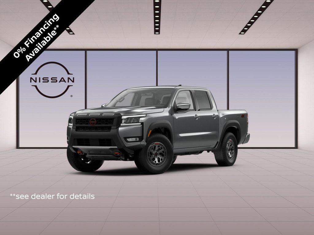 Gray (Gun Metallic) 2026 Nissan Frontier Pickup Truck Four-Wheel Drive 9-Speed Automatic Overdrive