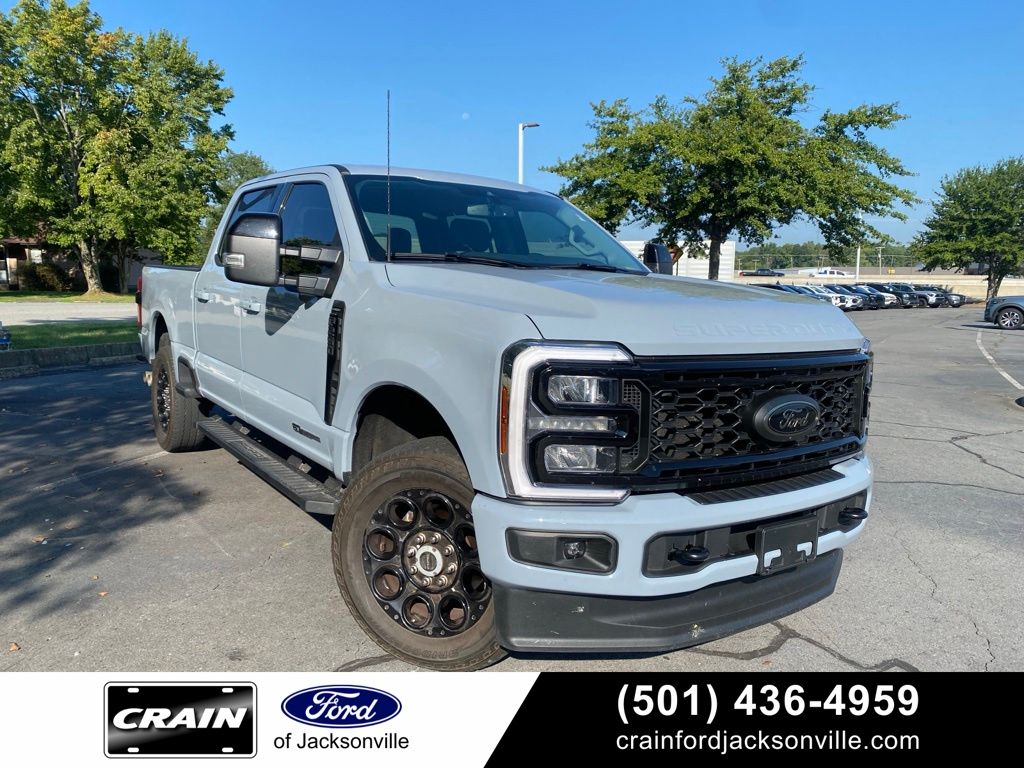 Gray Metallic 2025 Ford F-250 Super Duty Pickup Truck Four-Wheel Drive Automatic