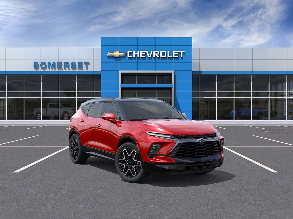 Radiant Red Tintcoat 2026 Chevrolet Blazer SUV / Crossover All-Wheel Drive 9-Speed Automatic Overdrive