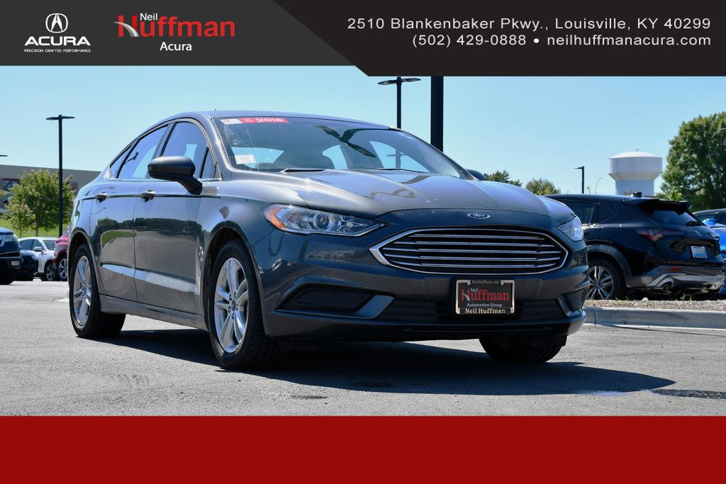 Gray (Magnetic) 2018 Ford Fusion Sedan Front-Wheel Drive 6-Speed Automatic