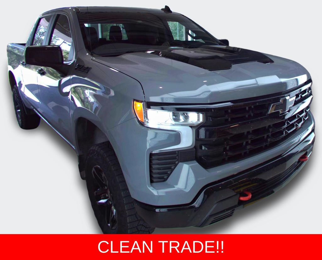Slate Gray Metallic 2024 Chevrolet Silverado 1500 Pickup Truck Four-Wheel Drive 8-Speed Automatic