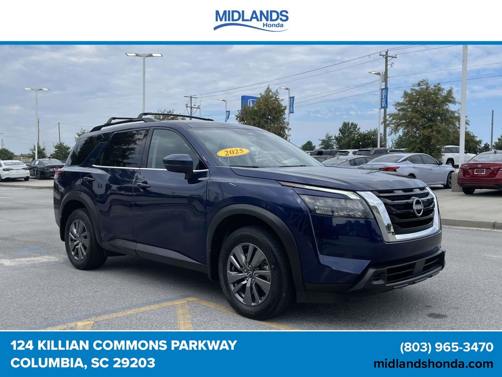 Deep Ocean Blue Pearl 2025 Nissan Pathfinder SUV / Crossover Front-Wheel Drive 9-Speed Automatic