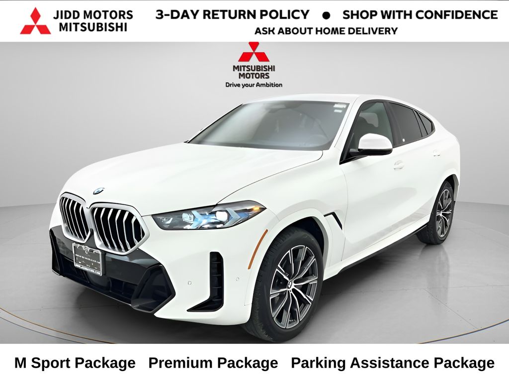 White 2025 BMW X6 xDrive40i AWD SUV / Crossover All-Wheel Drive 8-Speed Automatic