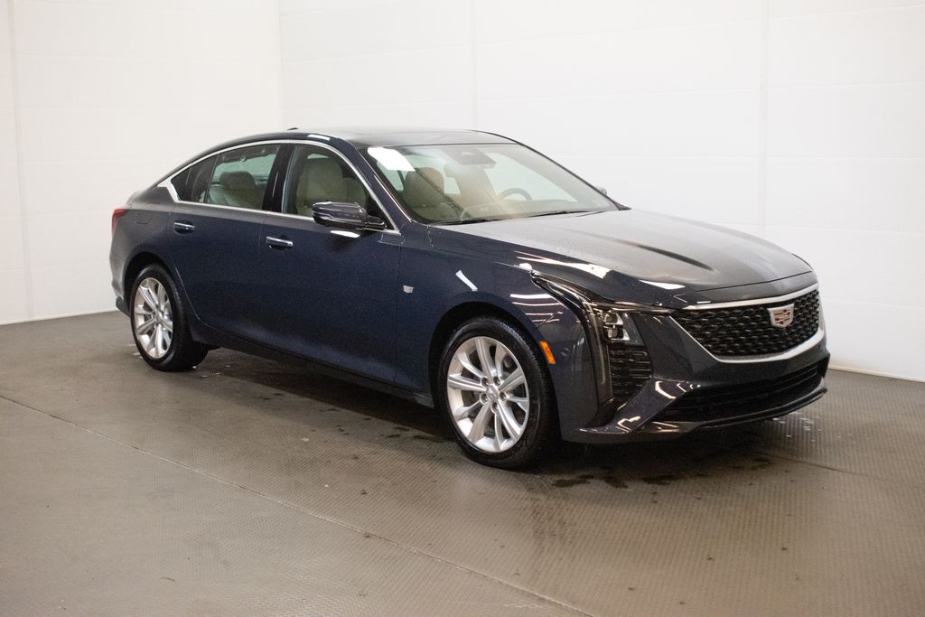 Midnight Sky Metallic 2025 Cadillac CT5 Premium Luxury AWD Sedan All-Wheel Drive Automatic