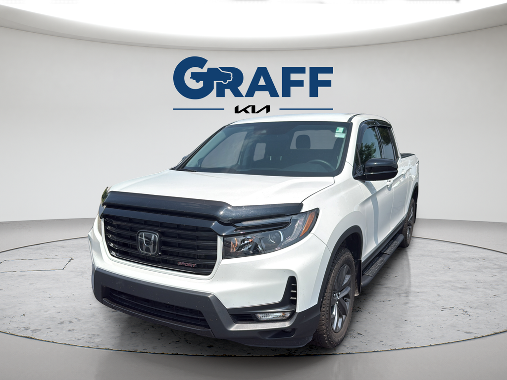 Gray (Platinum) 2023 Honda Ridgeline Pickup Truck All-Wheel Drive 9-Speed Automatic