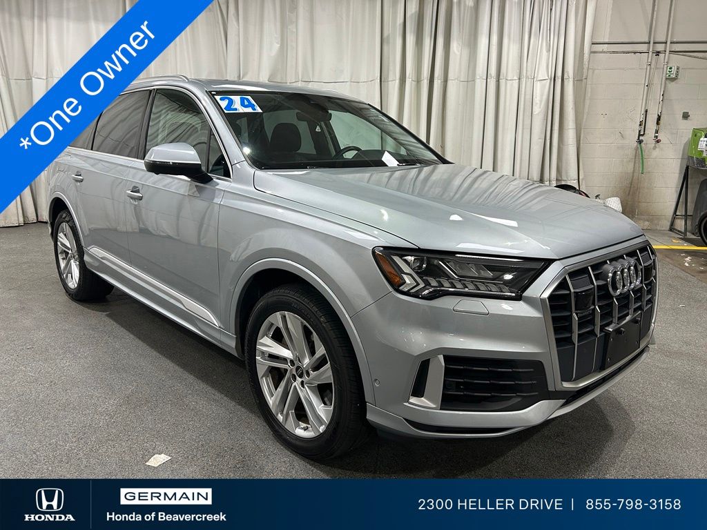 Satellite Silver Metallic 2024 Audi Q7 quattro Premium Plus 55 TFSI SUV / Crossover All-Wheel Drive 8-Speed Automatic