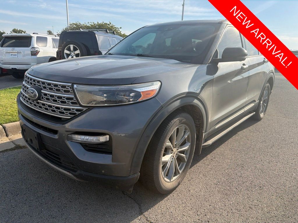 Carbonized Gray Metallic 2022 Ford Explorer SUV / Crossover Rear-Wheel Drive Automatic