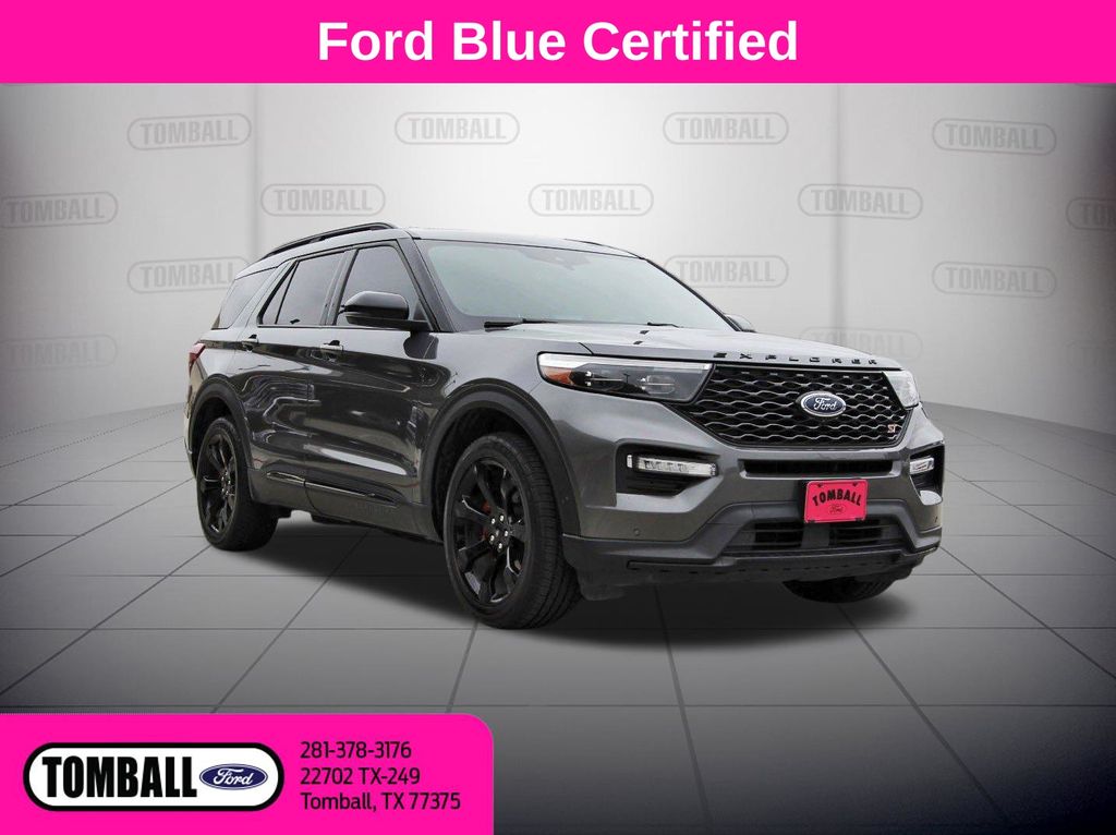 Gray Metallic 2021 Ford Explorer SUV / Crossover All-Wheel Drive Automatic