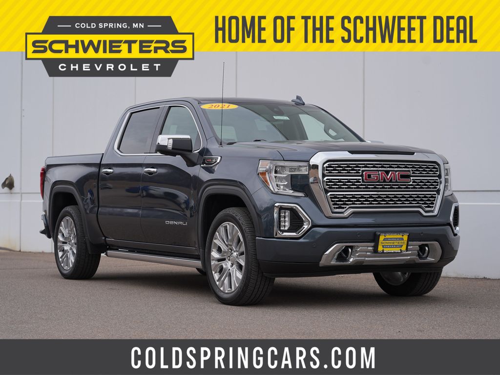 Gray (Dark Sky Metallic) 2021 GMC Sierra 1500 Pickup Truck Four-Wheel Drive Automatic