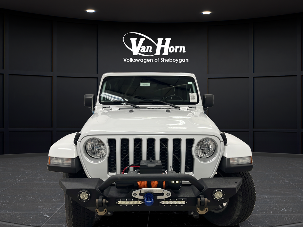 Used 2022 Bright White Clearcoat Jeep Overland image 2
