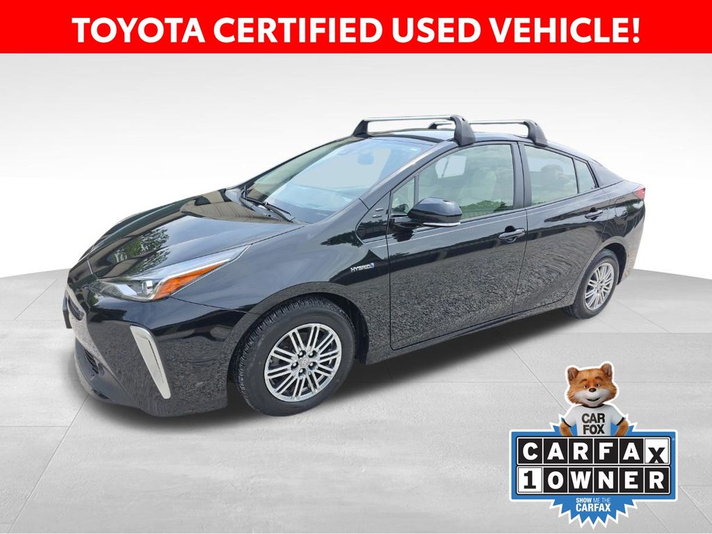 Midnight Black Metallic 2019 Toyota Prius XLE AWD-e Hatchback All-Wheel Drive Continuously Variable Transmission