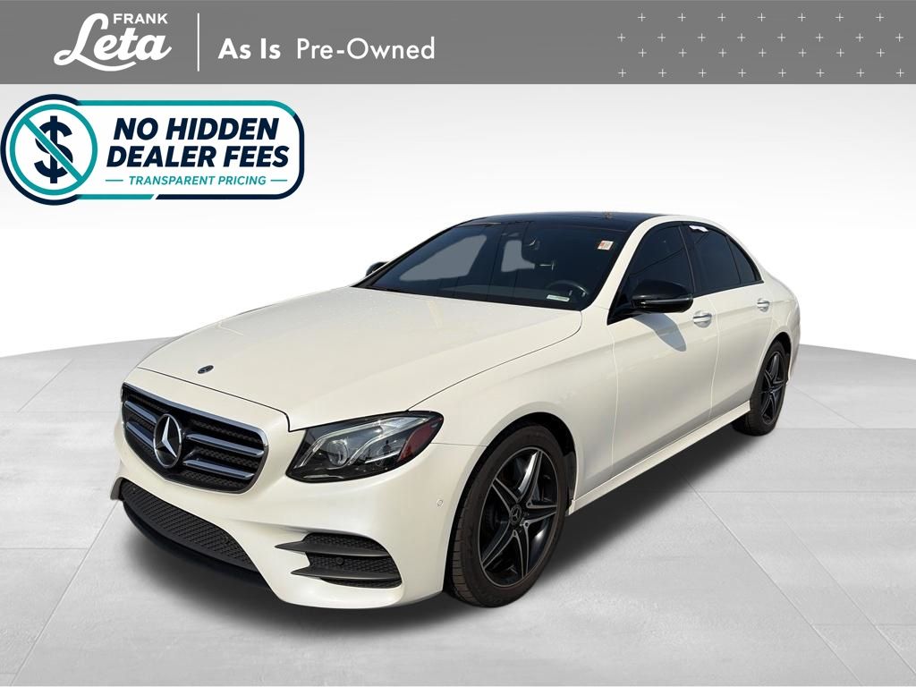 designo Diamond White Metallic 2018 Mercedes-Benz E-Class Sedan All-Wheel Drive 9-Speed Automatic
